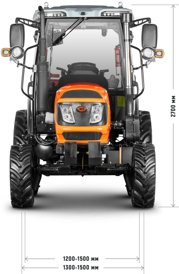 Габариты спереди