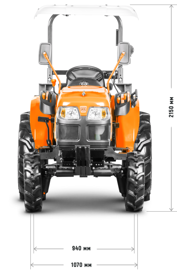 Габариты спереди