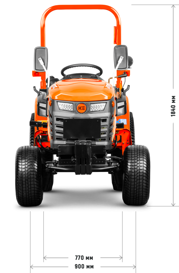 Габариты спереди