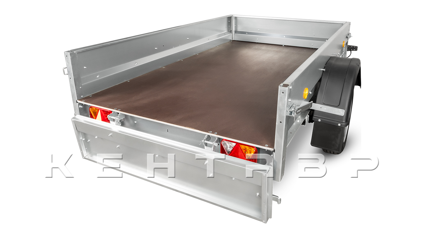 Прицеп Flagman | Флагман ПТТ — 0,5-0,7 с ПТС к мини-трактору (универсальный)