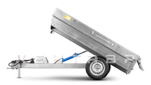 Прицеп Flagman | Флагман C/ПТТ — 1,0 с ПСМ к мини-трактору (самосвальный)