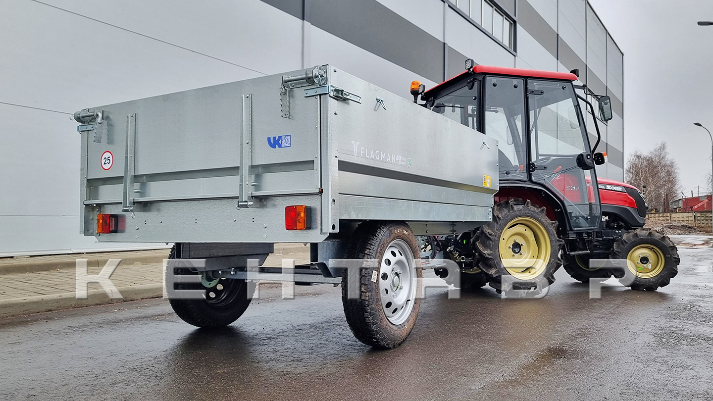 Прицеп Flagman | Флагман C/ПТТ — 1,5 с ПСМ к трактору (самосвальный)