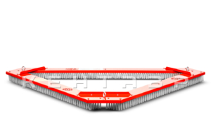 Щётка для газона треугольная TOSS A — 1800