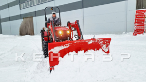 Отвал Flagman | Флагман 02 FP к фронтальному погрузчику с пружинными амор. и гидроповоротом (1,2 м)