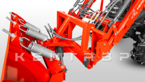 Отвал Flagman | Флагман 02 FP к фронтальному погрузчику с пружинными амор. и гидроповоротом (1,2 м)