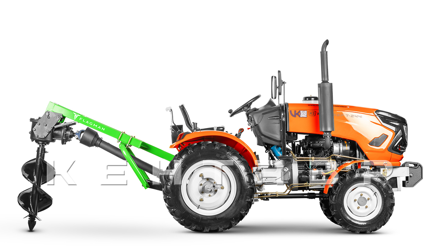 Земляной бур Flagman | Флагман M2 20/40 + (кардан 90см/6х8/усиленный/с предохранительная муфтой)