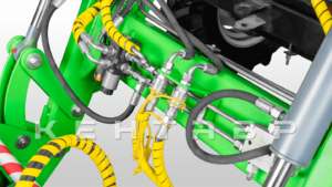 НАВЕСНОЙ ПОГРУЗЧИК УНИВЕРСАЛ ROBUST 650 к трактору LOVOL TB-504/604 челюстной ковш