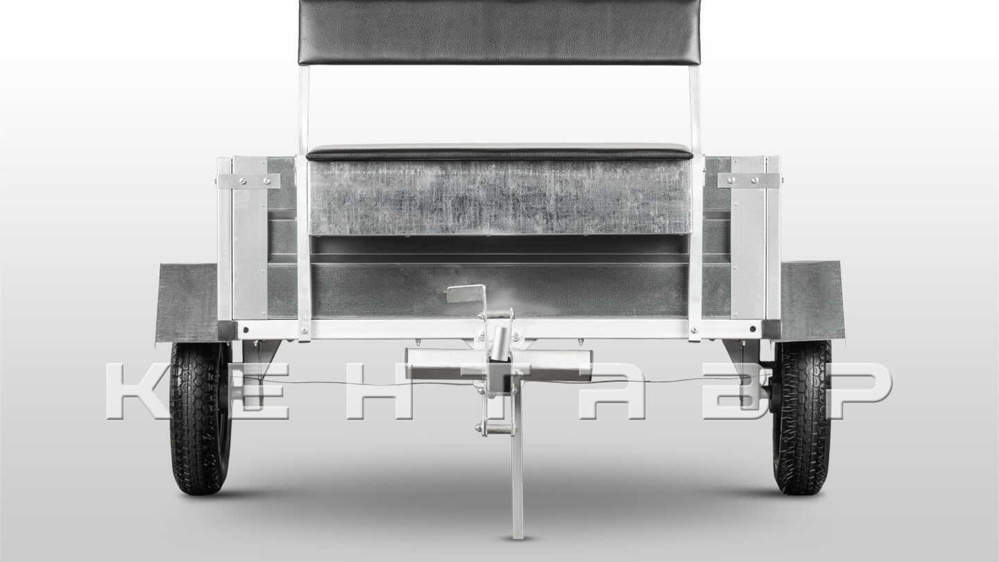 Прицеп Flagman | Флагман ПТМ — 0,5 к мотоблоку/мини-трактору