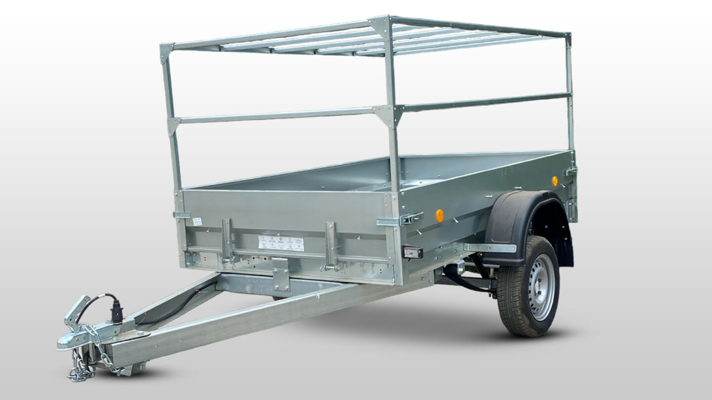 Прицеп Flagman | Флагман ПТТ — 0,5-0,7 с ПТС к мини-трактору (универсальный) 0