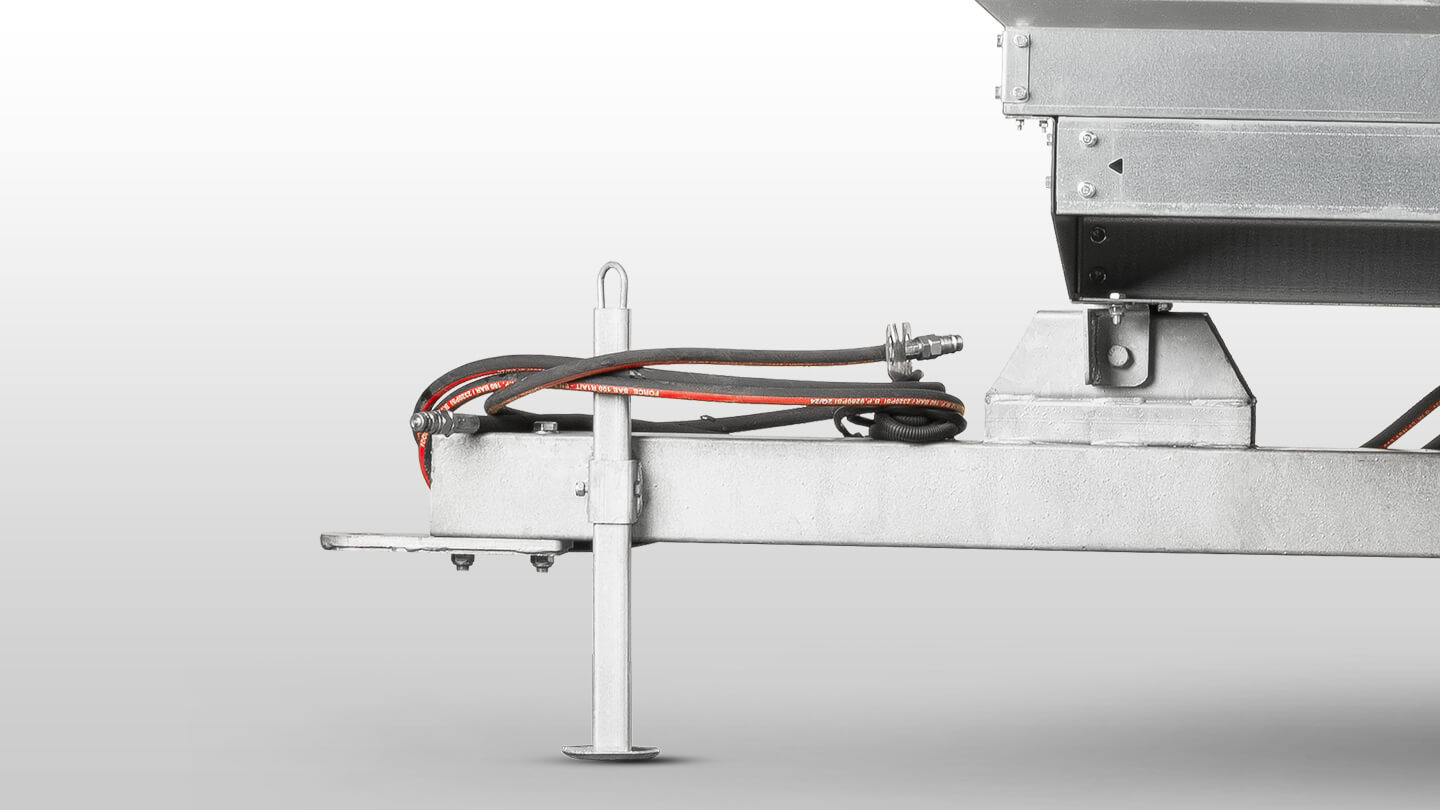 Прицеп Flagman | Флагман C/ПТТ — 1,0 с ПСМ к мини-трактору (самосвальный) 0