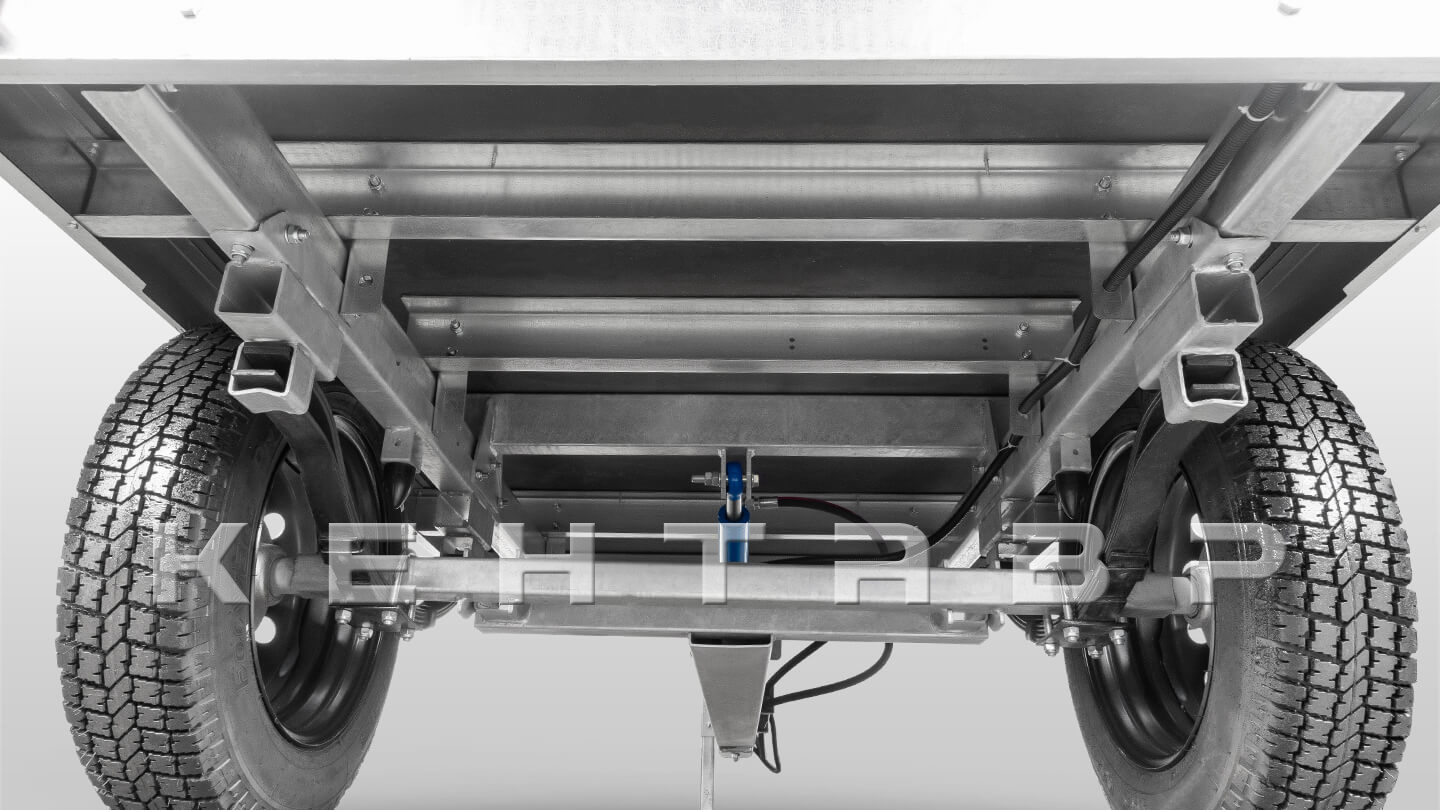 Прицеп Flagman | Флагман C/ПТТ/Р — 1,5 с ПСМ к трактору (самосвальный/рессорный)