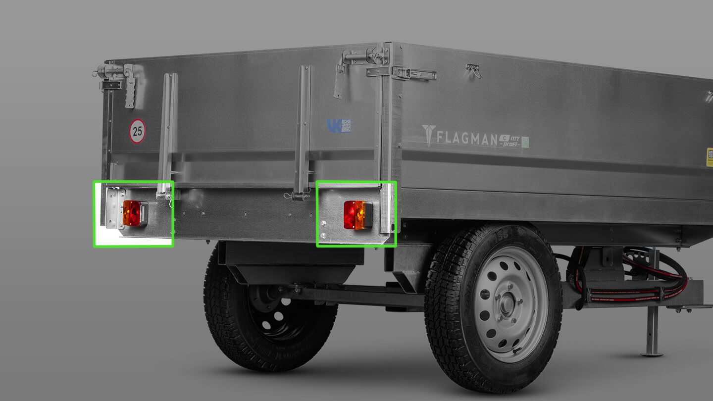 Прицеп Flagman | Флагман C/ПТТ/Р — 1,5 с ПСМ к трактору (самосвальный/рессорный) 0