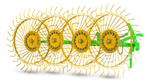 Грабли-сеноворошилки Flagman | Флагман RR-04