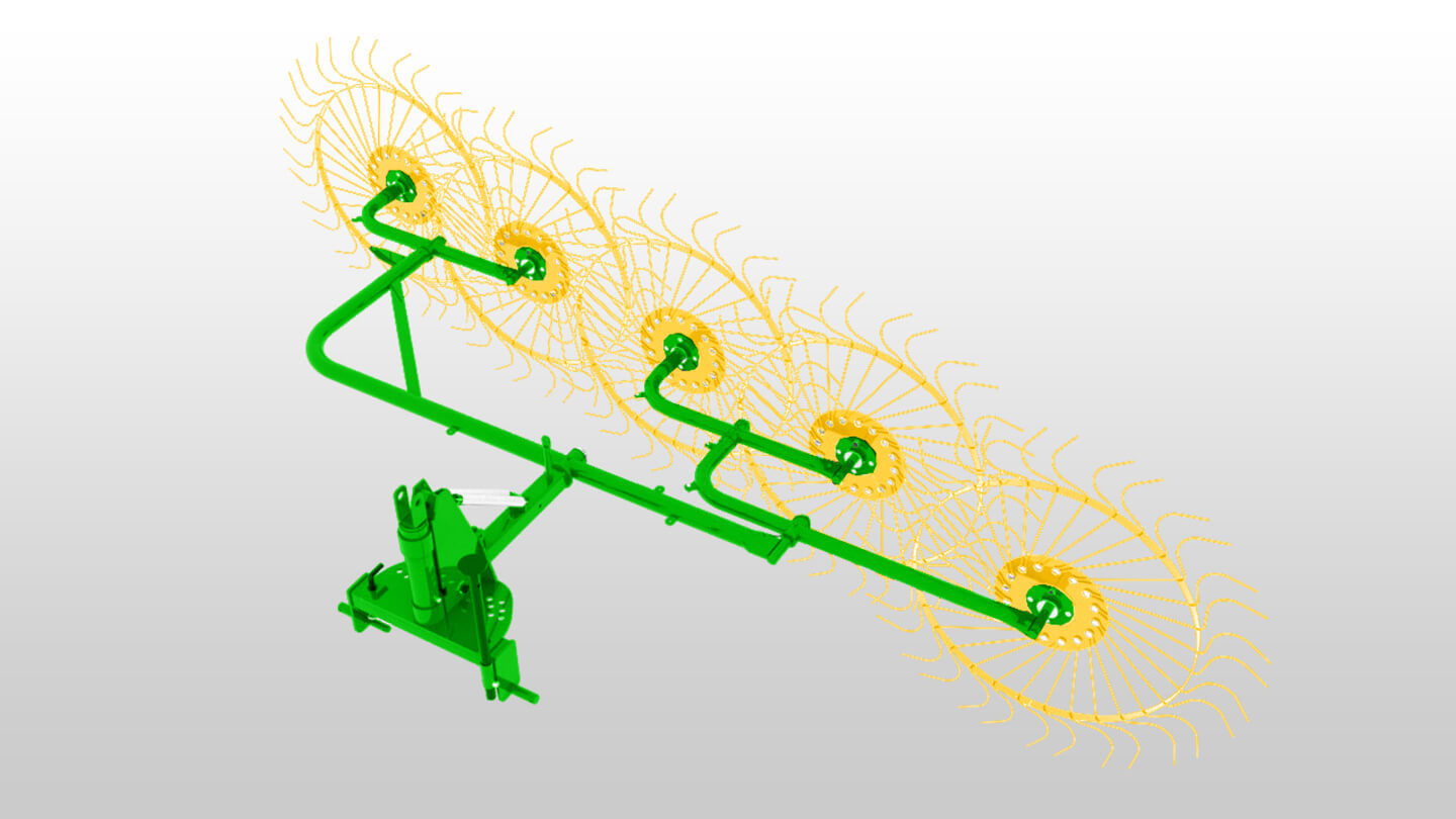 Грабли-сеноворошилки Flagman | Флагман RR-05 0