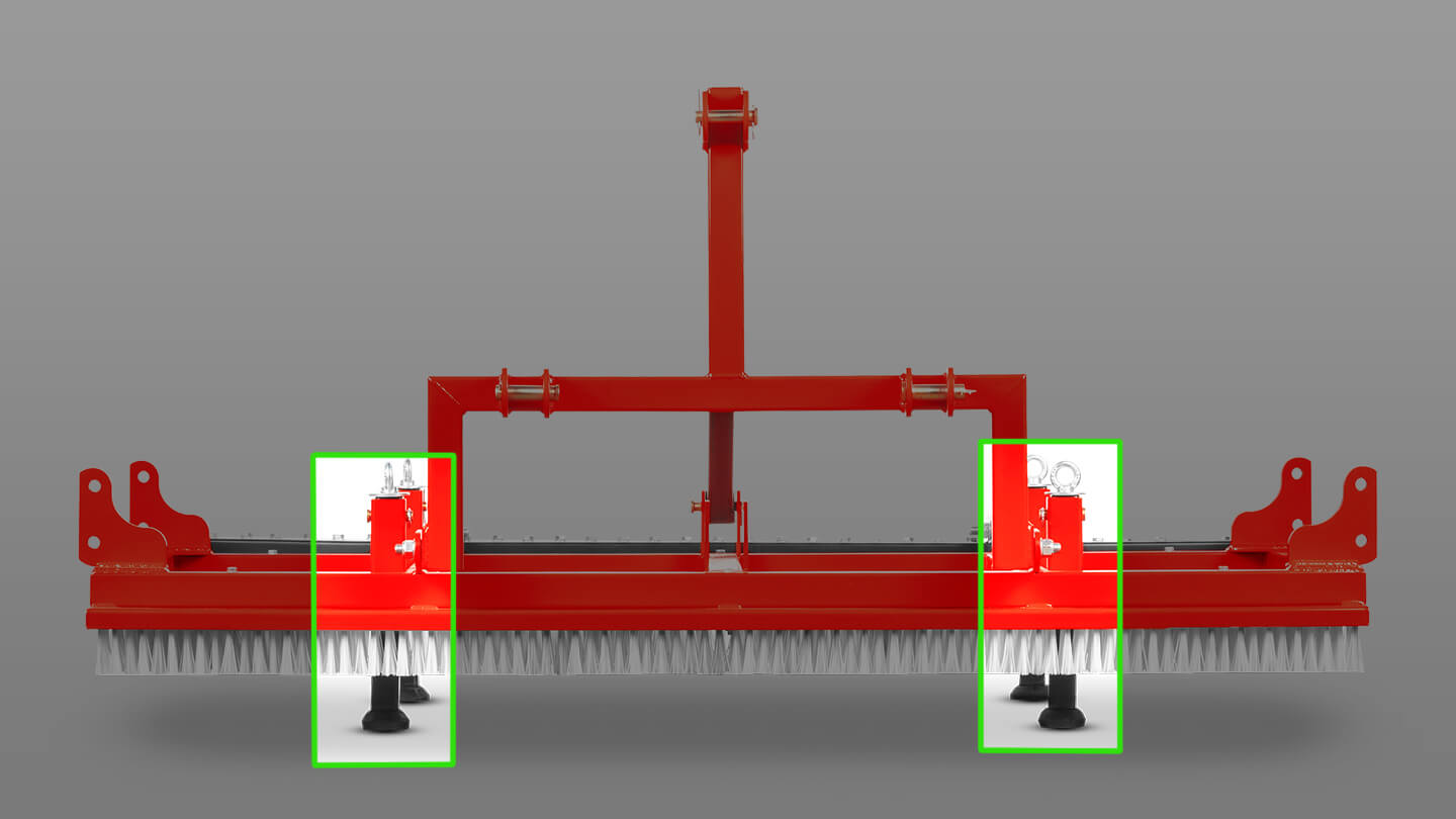 Щетка для газона профессиональная TOSS AS — 1800 0