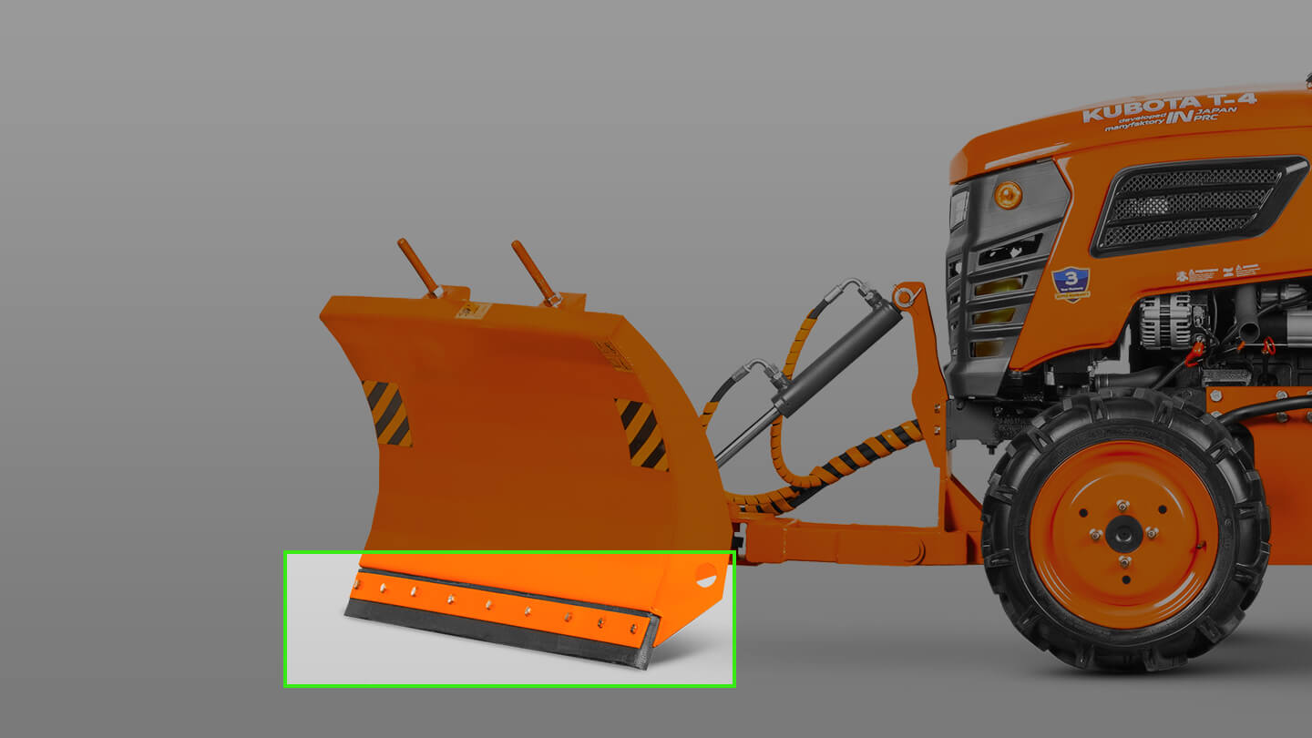 Отвал Flagman | Флагман к трактору Кентавр MASTER Т-4К с пружинными амор. и гидропов. (1,2 м) 0