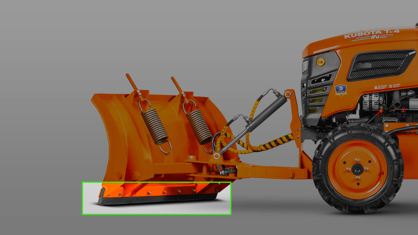 Отвал Flagman | Флагман к трактору Кентавр MASTER Т-4К с пружинными амор. и гидропов. (1,2 м) 1