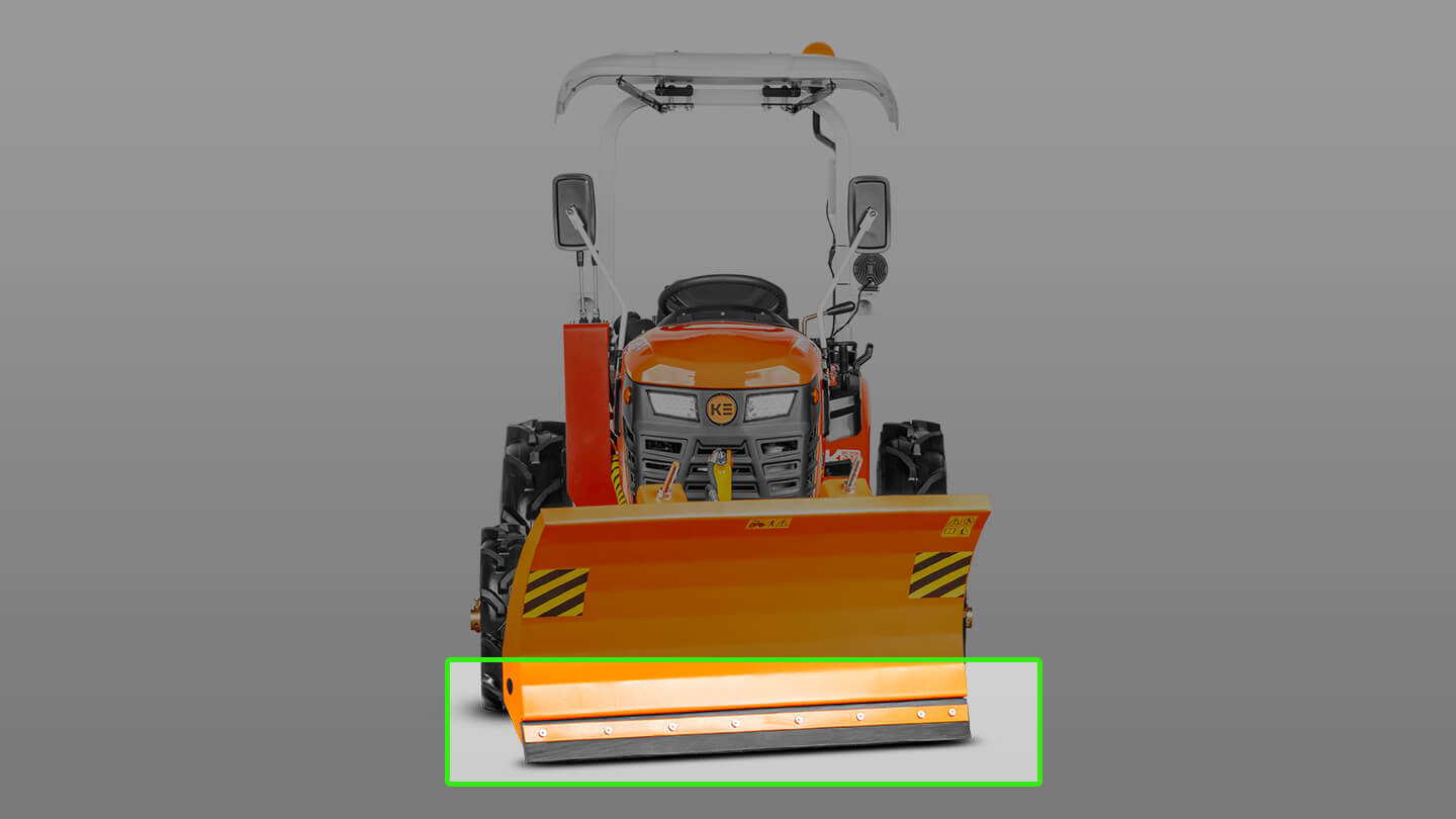 Отвал Flagman | Флагман к трактору Кентавр MASTER Т-5К/344 с пружинными амор. и гидропов. (1,2 м) 0