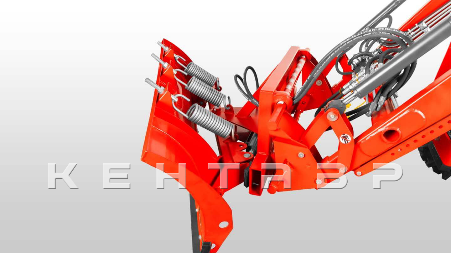 Отвал Flagman | Флагман 03 FP к фронтальному погрузчику с пружинными амор. и гидроповоротом (1,6 м)