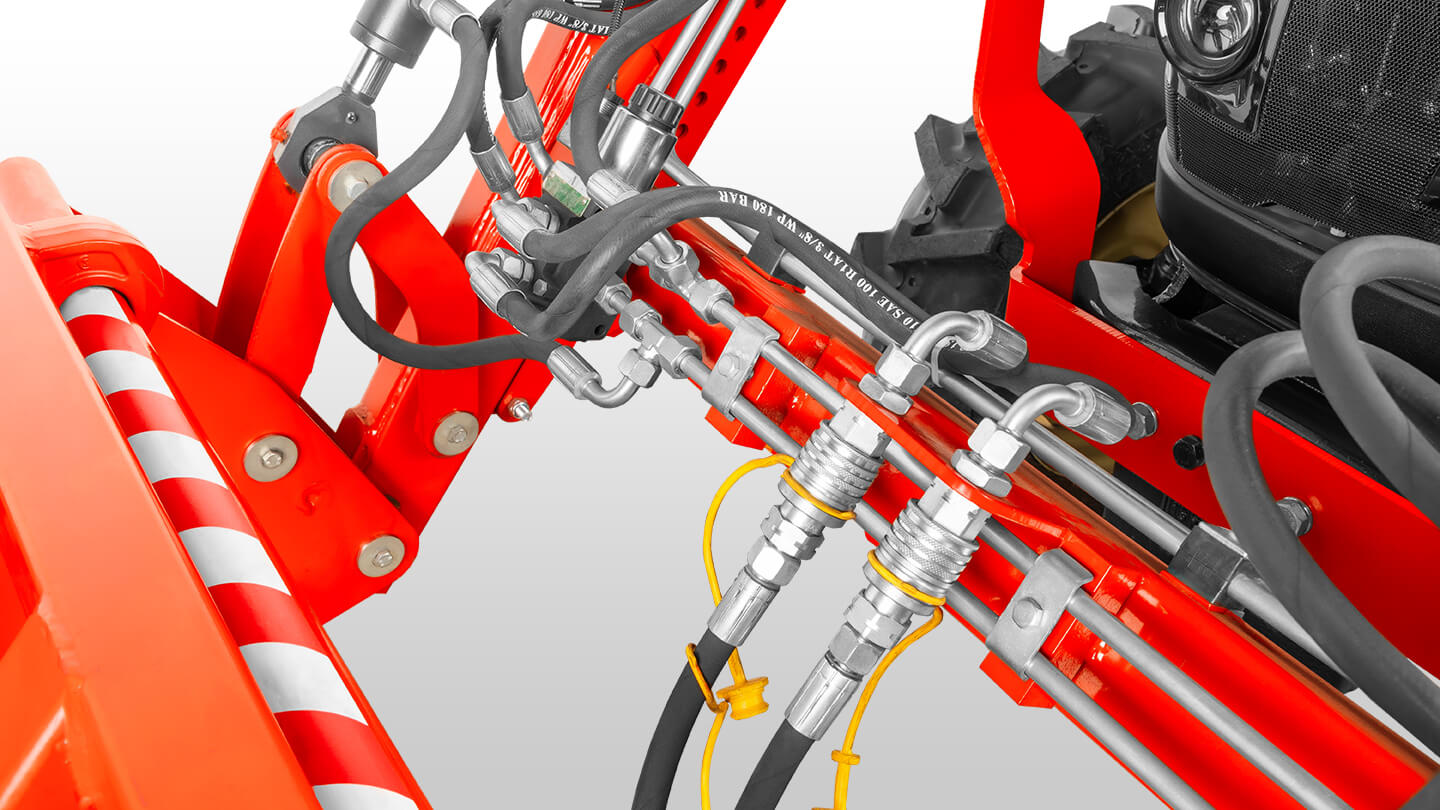 Отвал Flagman | Флагман 03 FP к фронтальному погрузчику с пружинными амор. и гидроповоротом (1,6 м) 1