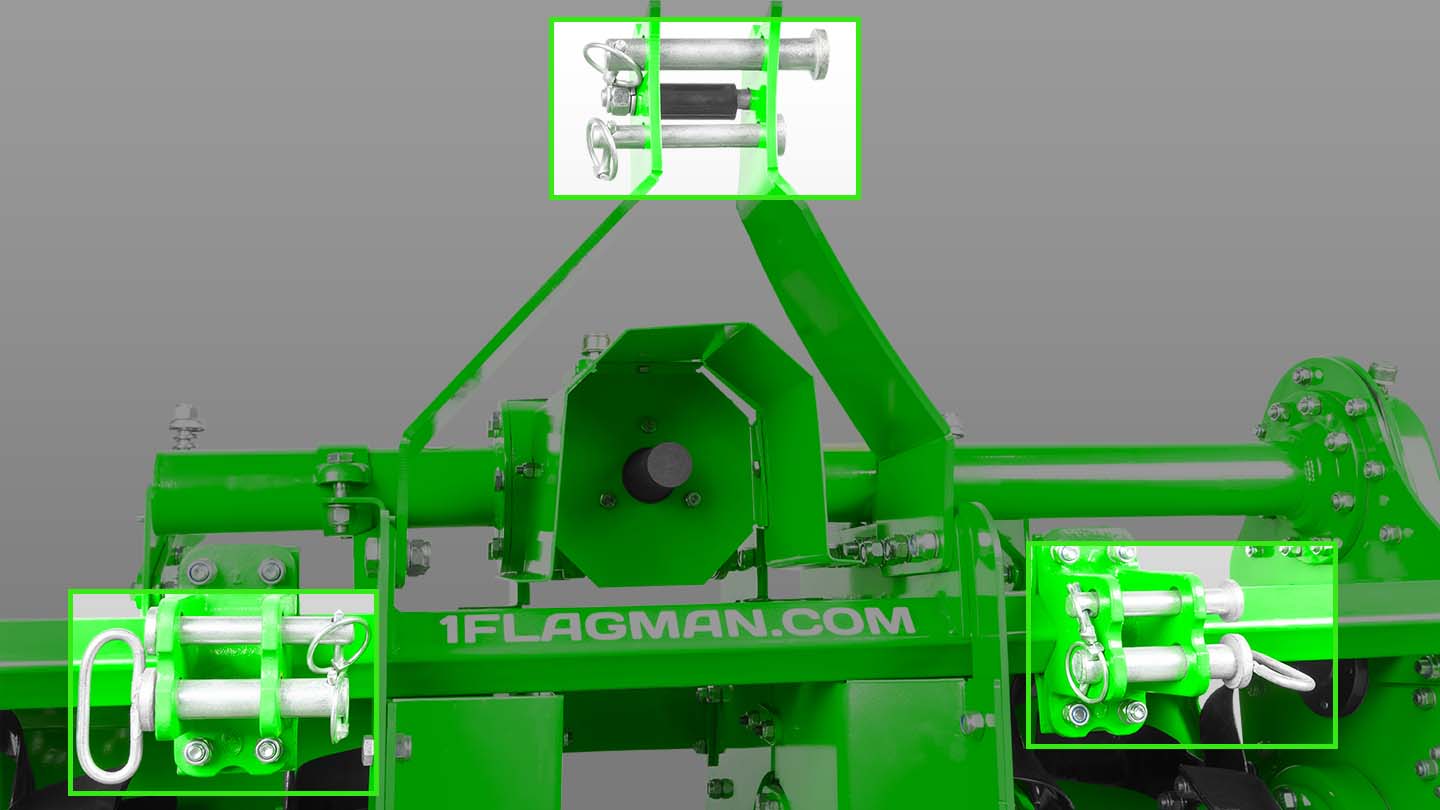 Почвофреза междурядная Flagman | Флагман PRO 1400 (1,4 м) 0