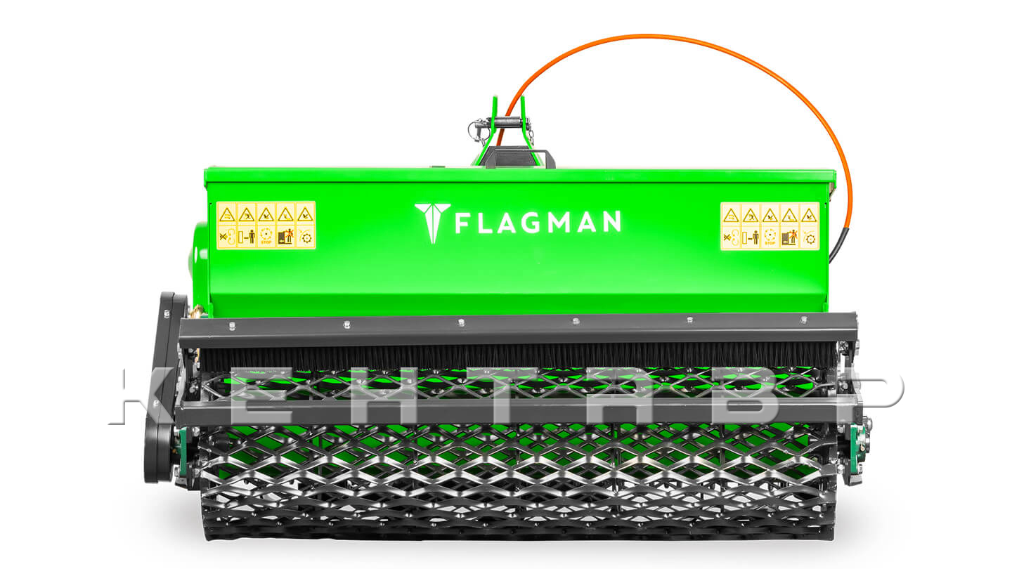 Стоунбурьер с бункером и катком Flagman | Флагман SB125B (1,25 м)