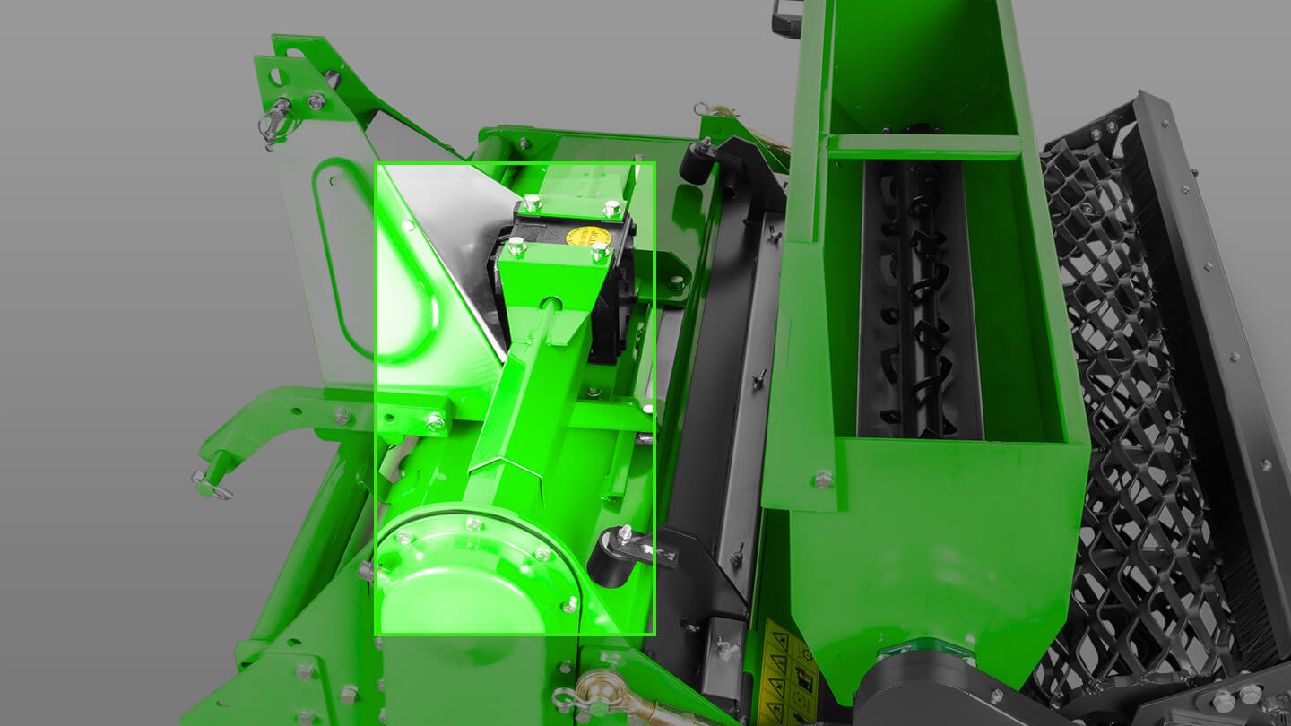 Стоунбурьер с бункером и катком Flagman | Флагман SB125B (1,25 м) 0