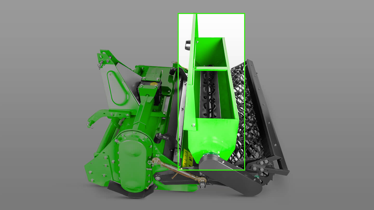 Стоунбурьер с бункером и катком Flagman | Флагман SB125B (1,25 м) 0