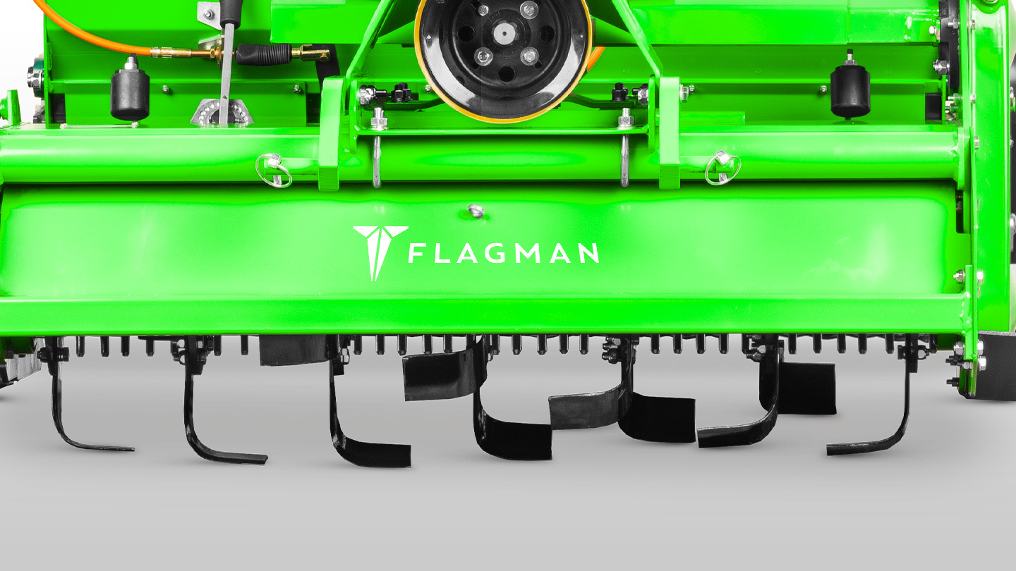 Стоунбурьер с бункером и катком Flagman | Флагман SB145B (1,45 м) 0