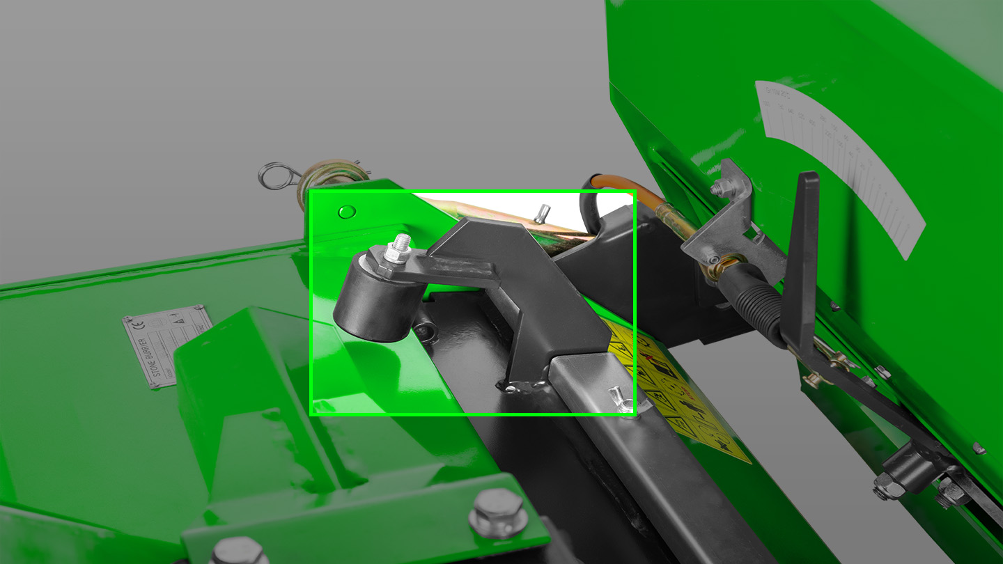 Стоунбурьер с бункером и катком Flagman | Флагман SB145B (1,45 м) 0