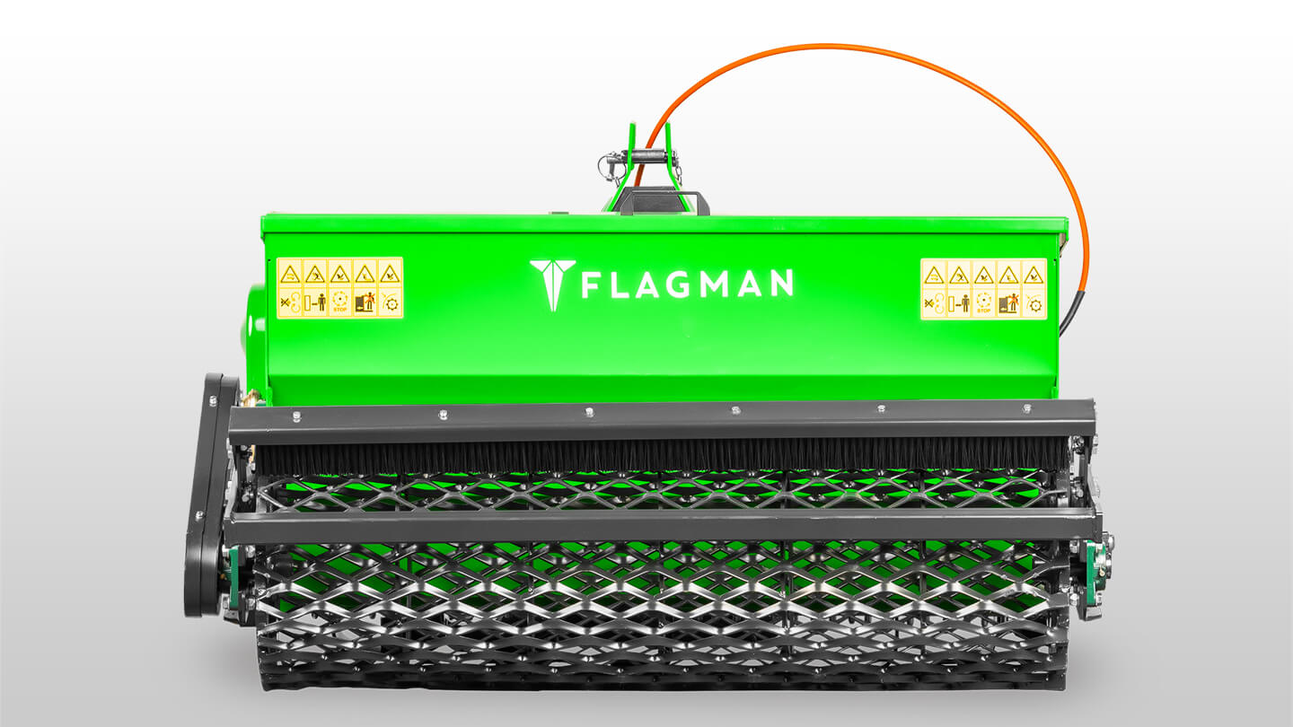 Стоунбурьер с бункером и катком Flagman | Флагман SB145B (1,45 м) 1
