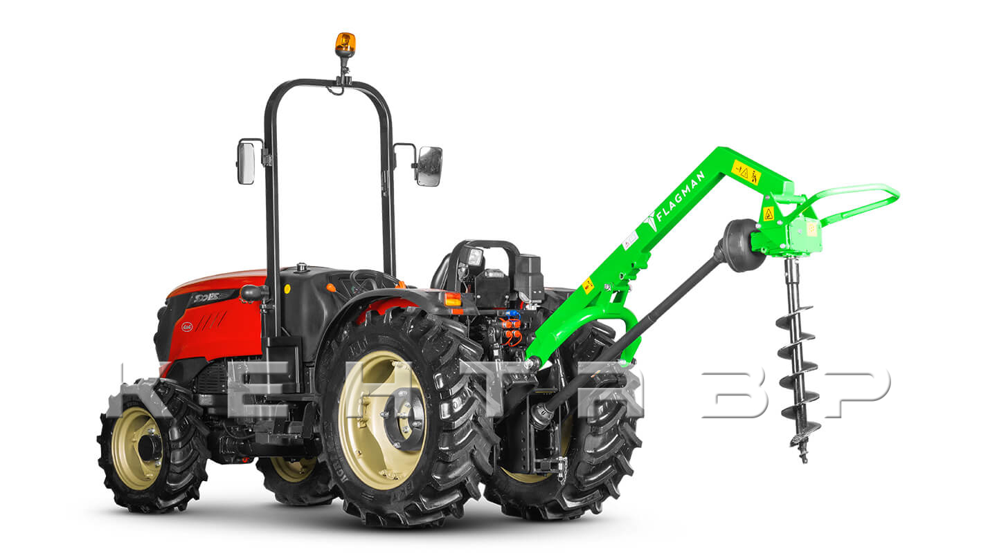 Земляной бур Flagman | Флагман M2 20/60 + (кардан 120см/6х6/усиленный/со шпонкой)