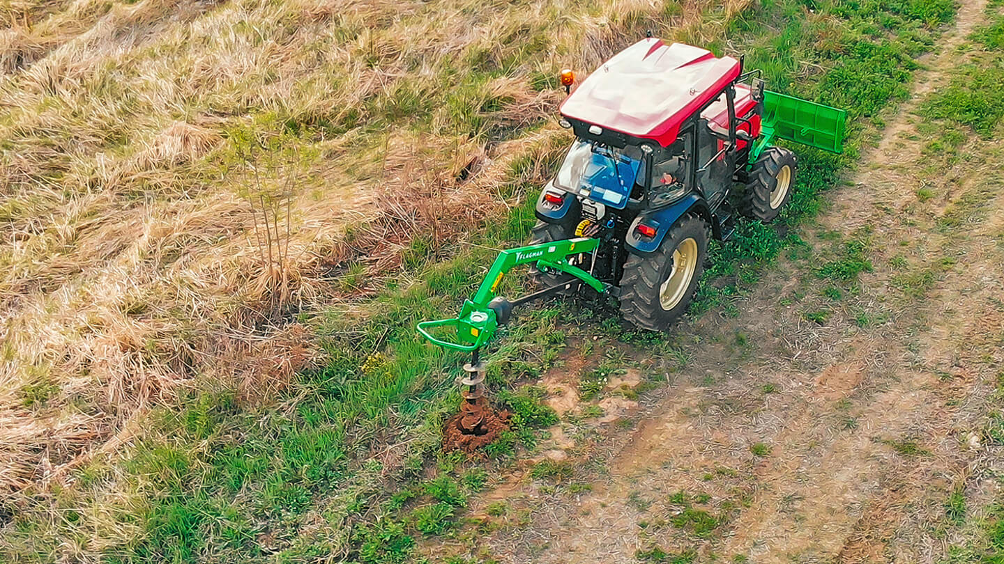 Земляной бур Flagman | Флагман M2 20/60 + (кардан 120см/6х6/усиленный/со шпонкой) 0