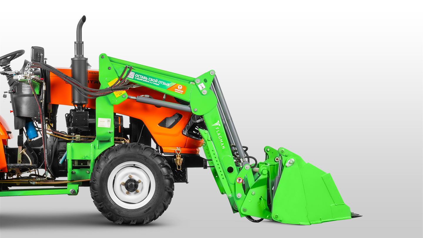 Фронтальный погрузчик Flagman | Флагман PRO Кентавр Т-244/254 PRO-500 (челюстной) 0