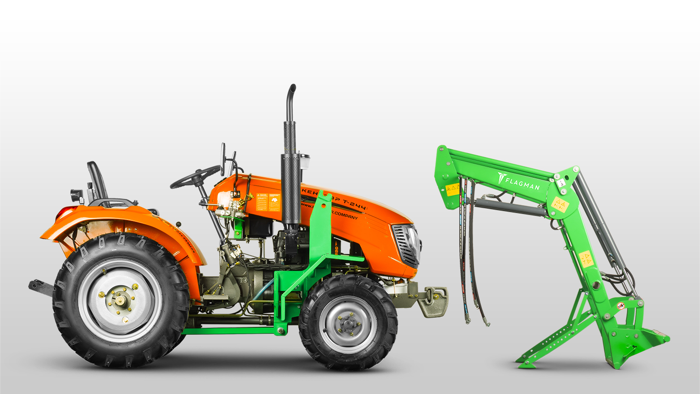 Фронтальный погрузчик Flagman | Флагман PRO Кентавр Т-244/254 PRO-500 (челюстной) 0