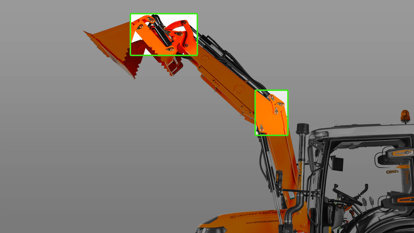 Фронтальный погрузчик Flagman | Флагман LONG Кентавр Т-654 G2 PRO-500 (челюстной c джойстиком) 0