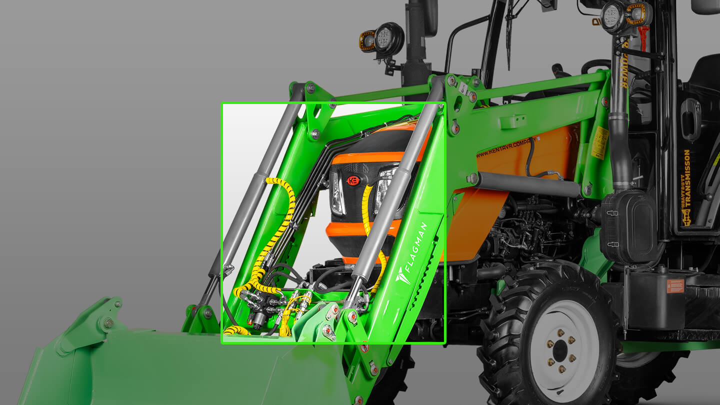 Фронтальный погрузчик Flagman | Флагман PRO Кентавр Т-654 G2 PRO-500 (челюстной c джойстиком) 0